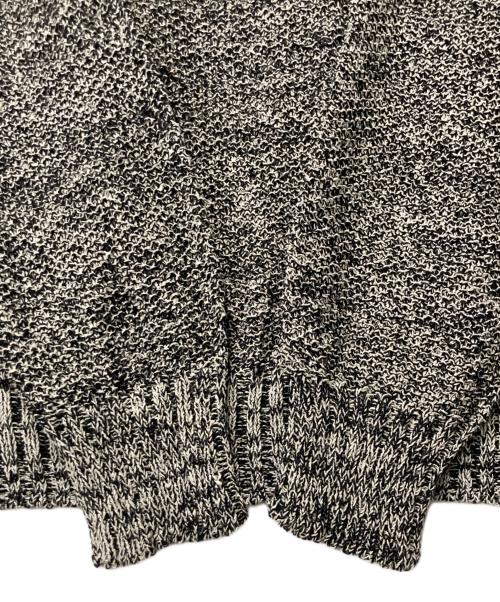 Spick and Span（スピック＆スパン）Spick and Span (スピック＆スパン) ペーパーヤーン2WAYルーズプルオーバー ホワイト×ブラック サイズ:Freeの古着・服飾アイテム