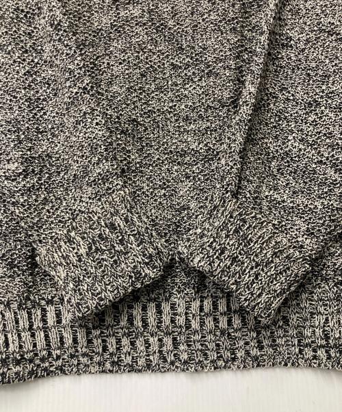 Spick and Span（スピック＆スパン）Spick and Span (スピック＆スパン) ペーパーヤーン2WAYルーズプルオーバー ホワイト×ブラック サイズ:Freeの古着・服飾アイテム