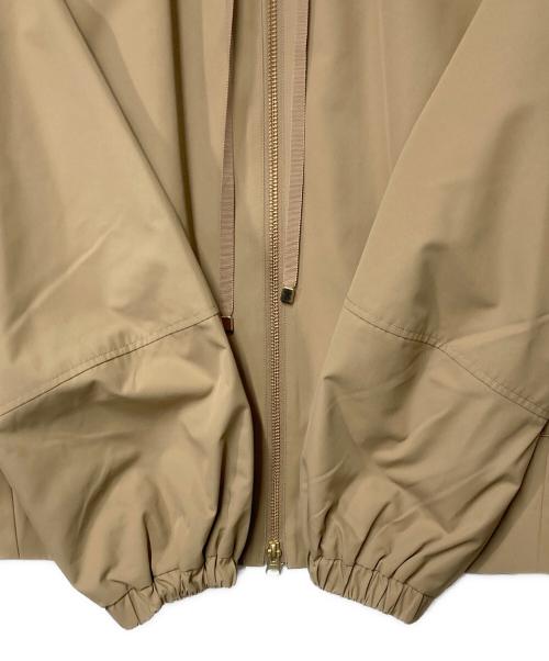 MARILYN MOON（マリリンムーン）MARILYN MOON (マリリンムーン) pleats twill blouson ベージュ サイズ:Freeの古着・服飾アイテム