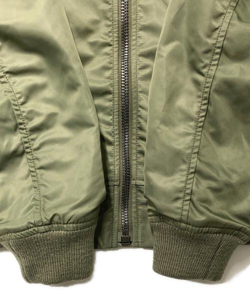 POLO RALPH LAUREN（ポロ・ラルフローレン）POLO RALPH LAUREN (ポロ・ラルフローレン) MA-1フライトジャケット カーキ サイズ:Sの古着・服飾アイテム