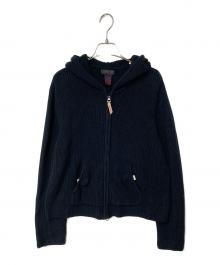 RALPH LAUREN（ラルフローレン）の古着「ジップニットパーカー」｜ネイビー