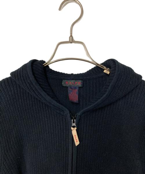 RALPH LAUREN（ラルフローレン）RALPH LAUREN (ラルフローレン) ジップニットパーカー ネイビー サイズ:Lの古着・服飾アイテム