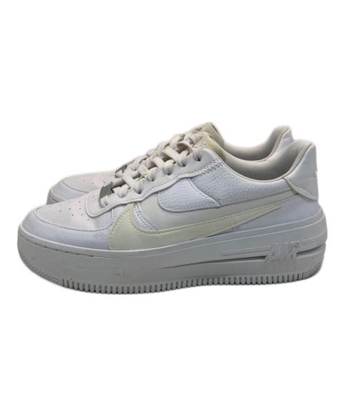 NIKE（ナイキ）NIKE (ナイキ) WMNS AF1 PLT.AF.ORM ホワイト サイズ:US9/UK4.5/EUR38/cm24/BR36/CN240の古着・服飾アイテム
