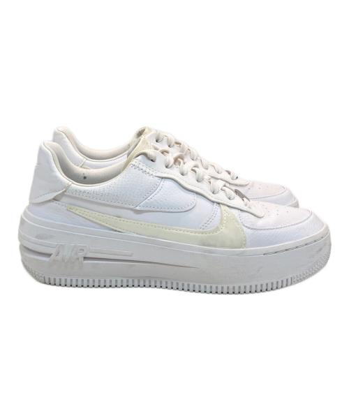 NIKE（ナイキ）NIKE (ナイキ) WMNS AF1 PLT.AF.ORM ホワイト サイズ:US9/UK4.5/EUR38/cm24/BR36/CN240の古着・服飾アイテム