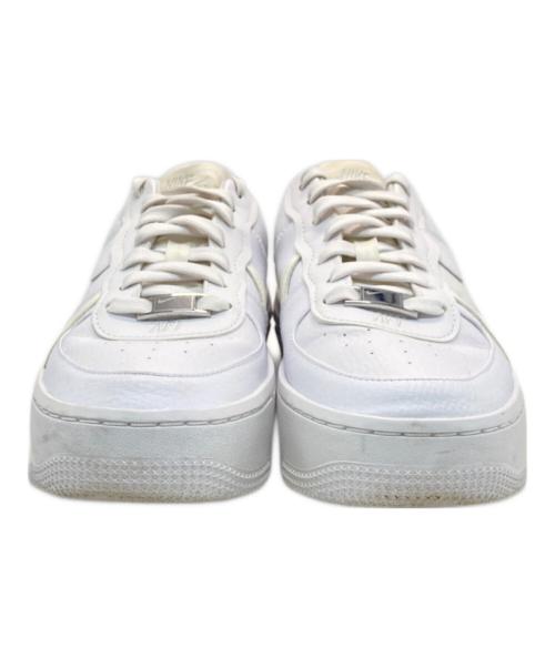 NIKE（ナイキ）NIKE (ナイキ) WMNS AF1 PLT.AF.ORM ホワイト サイズ:US9/UK4.5/EUR38/cm24/BR36/CN240の古着・服飾アイテム