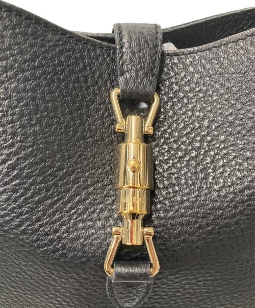 GUCCI（グッチ）GUCCI (グッチ) ニュージャッキー セミショルダーバッグ ブラックの古着・服飾アイテム