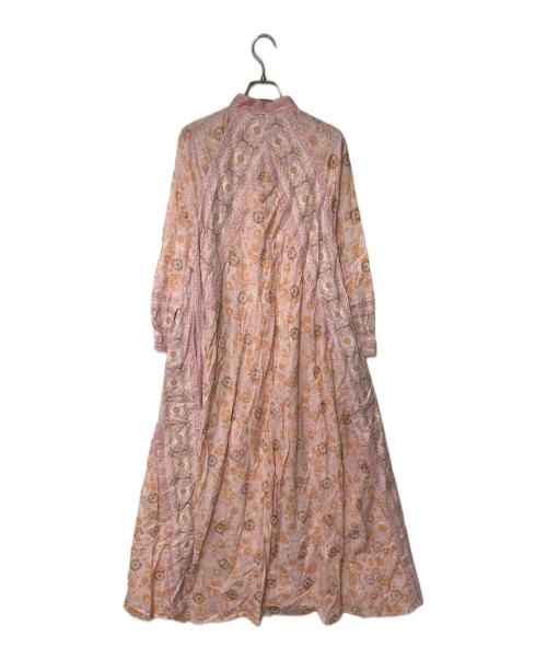 Ron Herman（ロンハーマン）Ron Herman (ロンハーマン) India Print Dress インディア プリント ドレス ピンク サイズ:Sの古着・服飾アイテム