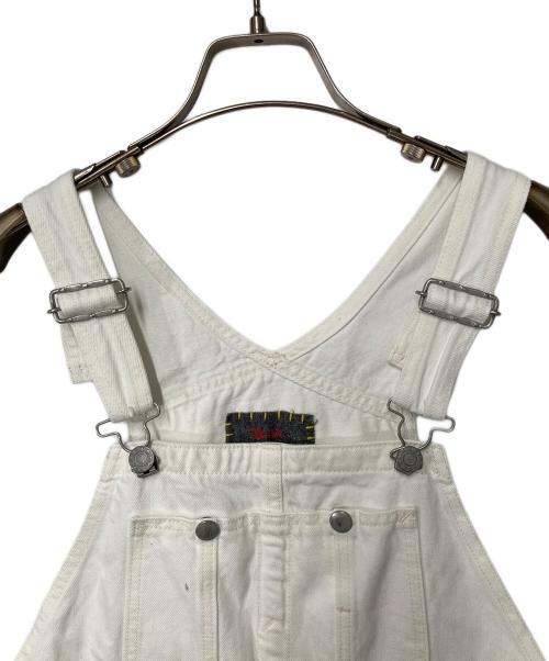 R.H.Vintage（ロンハーマン・ヴィンテージ）R.H.Vintage (ロンハーマン・ヴィンテージ) Scallop Denim Overall ホワイト サイズ:XSの古着・服飾アイテム