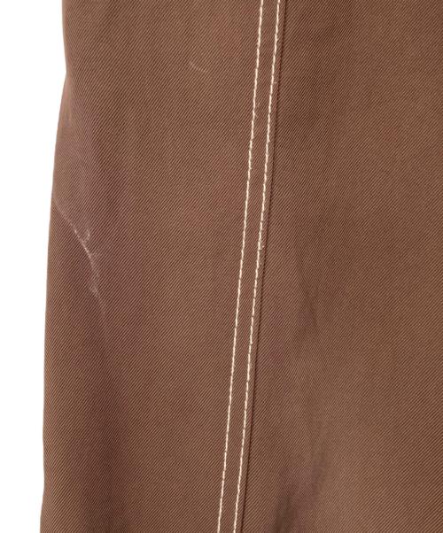 Ron Herman（ロンハーマン）Ron Herman (ロンハーマン) ステッチ イージー パンツ ブラウン サイズ:XSの古着・服飾アイテム