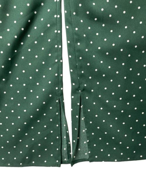 BEARDSLEY（ビアズリー）BEARDSLEY (ビアズリー) ドットパンツ グリーン サイズ:1 未使用品の古着・服飾アイテム