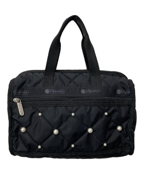 LeSportsac（レスポートサック）LeSportsac (レスポートサック) キルティングパール 2WAYショルダーバッグ ブラックの古着・服飾アイテム