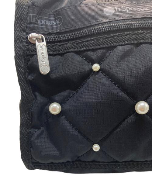 LeSportsac（レスポートサック）LeSportsac (レスポートサック) キルティングパール 2WAYショルダーバッグ ブラックの古着・服飾アイテム
