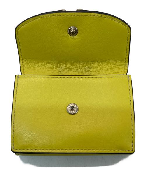 FURLA（フルラ）FURLA (フルラ) PRIMULA コンパクト財布 イエローの古着・服飾アイテム