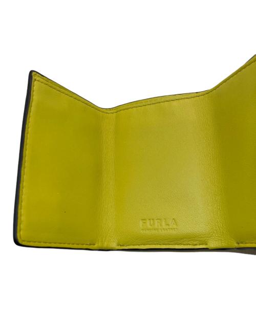 FURLA（フルラ）FURLA (フルラ) PRIMULA コンパクト財布 イエローの古着・服飾アイテム