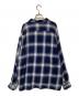 NAUTICA (ノーティカ) オンブレチェックシャツ ブルー×ブラック サイズ:Ｍ：4000円