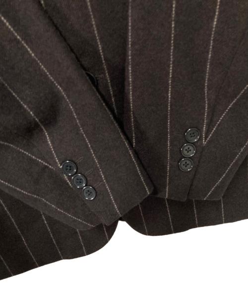 fat classic（ファットクラシック）fat classic (ファットクラシック) ウールストライプセットアップ ブラック サイズ:Lの古着・服飾アイテム