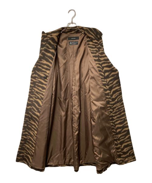 JOURNAL STANDARD（ジャーナルスタンダード）JOURNAL STANDARD (ジャーナルスタンダード) ゼブラシャギーロングコート ブラウン サイズ:Freeの古着・服飾アイテム