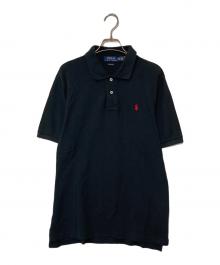 POLO RALPH LAUREN（ポロ・ラルフローレン）の古着「ポニー刺繍ポロシャツ」｜ブラック