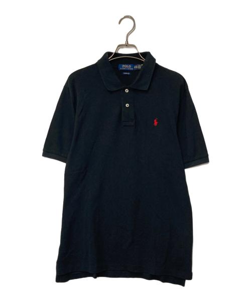 POLO RALPH LAUREN（ポロ・ラルフローレン）POLO RALPH LAUREN (ポロ・ラルフローレン) ポニー刺繍ポロシャツ ブラック サイズ:XLの古着・服飾アイテム