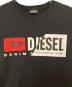 中古・古着 DIESEL (ディーゼル) ロゴプリントTシャツ ブラック サイズ:M：4000円
