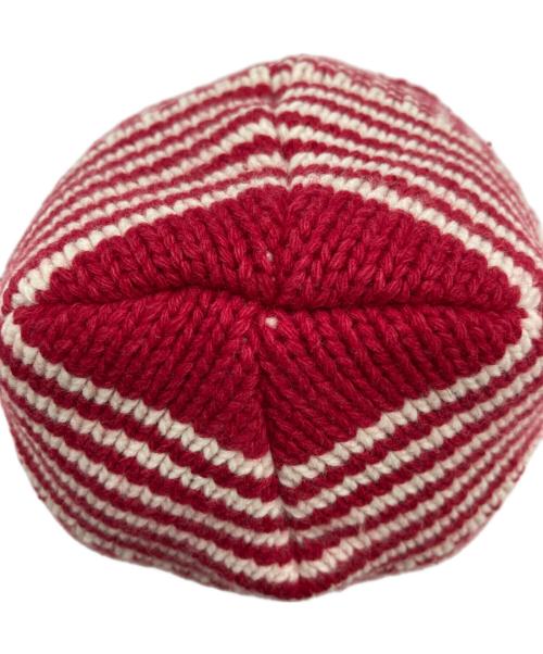 SUPREME（シュプリーム）Supreme (シュプリーム) WOOL Jacquard Beanie レッドの古着・服飾アイテム