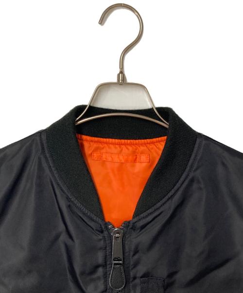 AVIREX（アヴィレックス）AVIREX (アヴィレックス) SLEEVELESS MA-1 VEST ブラック サイズ:Mの古着・服飾アイテム