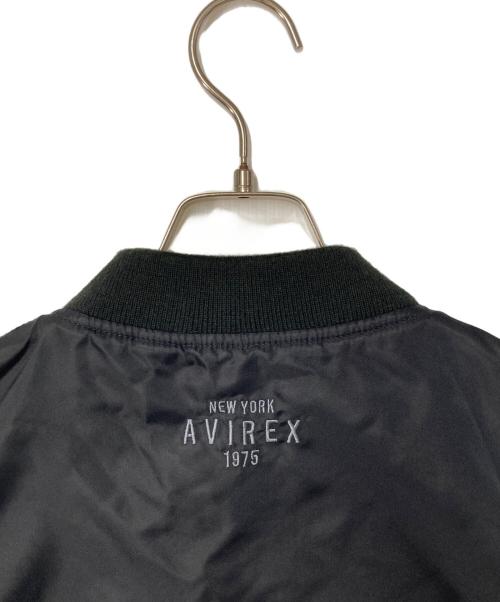 AVIREX（アヴィレックス）AVIREX (アヴィレックス) SLEEVELESS MA-1 VEST ブラック サイズ:Mの古着・服飾アイテム