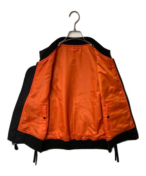 AVIREX（アヴィレックス）AVIREX (アヴィレックス) SLEEVELESS MA-1 VEST ブラック サイズ:Mの古着・服飾アイテム