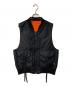 AVIREX（アヴィレックス）の古着「SLEEVELESS MA-1 VEST」｜ブラック