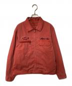 AVIREXアヴィレックス）の古着「A.A.R.C FADED EMB WORK JACKET」｜レッド