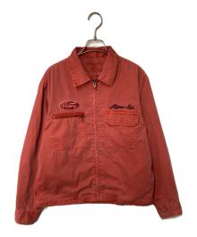 AVIREX（アヴィレックス）の古着「A.A.R.C FADED EMB WORK JACKET」｜レッド