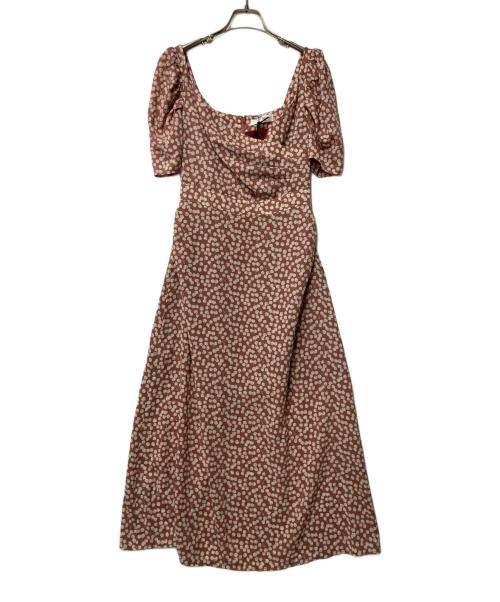 HER LIP TO（ハーリップトゥ）HER LIP TO (ハーリップトゥ) Cherry Pattern Cache-Coeur One-Piece ピンク サイズ:Mの古着・服飾アイテム