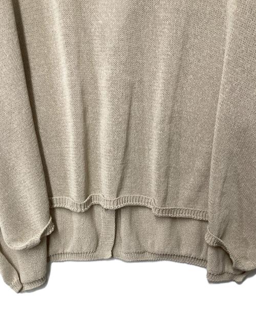 Spick and Span（スピック＆スパン）Spick and Span (スピック＆スパン) ペーパーヤーンカーディガン ベージュ サイズ:Freeの古着・服飾アイテム
