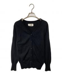 MM6 Maison Margiela（エムエムシックスメゾンマルジェラ）の古着「ニットカーディガン」｜ブラック