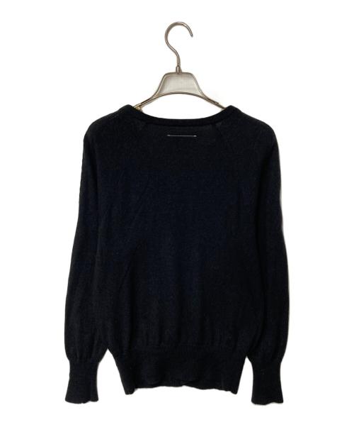 MM6 Maison Margiela（エムエムシックスメゾンマルジェラ）MM6 Maison Margiela (エムエムシックスメゾンマルジェラ) ニットカーディガン ブラック サイズ:Mの古着・服飾アイテム