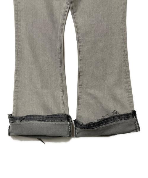 LEVI'S（リーバイス）LEVI'S (リーバイス) JUNYA WATANABE COMME des GARCONS (ジュンヤワタナベ コムデギャルソン) ベルボトムデニムパンツ ブラック サイズ:XSの古着・服飾アイテム
