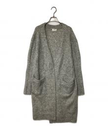 Acne studios（アクネ ストゥディオズ）の古着「RAYA MOHAIR ロングカーディガン」｜グレー