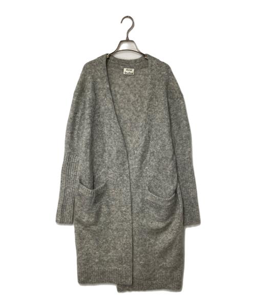 Acne studios（アクネ ストゥディオズ）Acne studios (アクネ ストゥディオズ) RAYA MOHAIR ロングカーディガン グレー サイズ:XSの古着・服飾アイテム