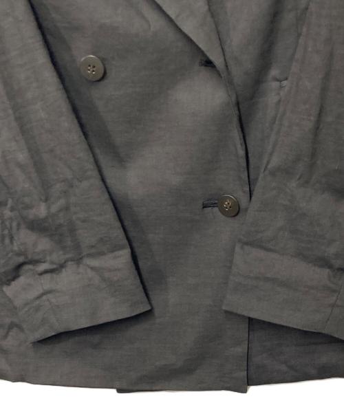 theory luxe（セオリーリュクス）theory luxe (セオリーリュクス) リネンレーヨンダブルブレストテーラードジャケット ベージュ サイズ:36の古着・服飾アイテム