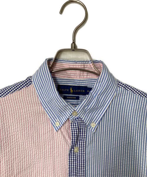 RALPH LAUREN（ラルフローレン）RALPH LAUREN (ラルフローレン) ポニー刺繍ストライプボタンダウンシャツ マルチカラー サイズ:Ｍの古着・服飾アイテム