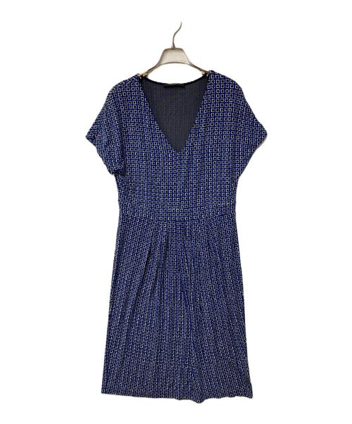 WEEKEND Max Mara（ウィークエンド マックスマーラ）WEEKEND Max Mara (ウィークエンド マックスマーラ) チェックワンピース ネイビー サイズ:Lの古着・服飾アイテム