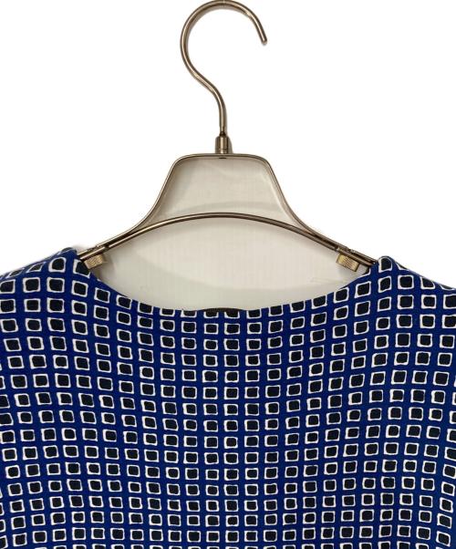 WEEKEND Max Mara（ウィークエンド マックスマーラ）WEEKEND Max Mara (ウィークエンド マックスマーラ) チェックワンピース ネイビー サイズ:Lの古着・服飾アイテム