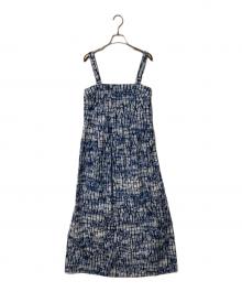 WEEKEND Max Mara（ウィークエンド マックスマーラ）の古着「総柄ワンピース」｜ネイビー