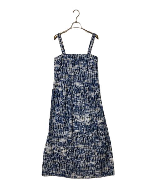 WEEKEND Max Mara（ウィークエンド マックスマーラ）WEEKEND Max Mara (ウィークエンド マックスマーラ) 総柄ワンピース ネイビー サイズ:42の古着・服飾アイテム