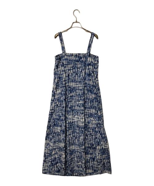 WEEKEND Max Mara（ウィークエンド マックスマーラ）WEEKEND Max Mara (ウィークエンド マックスマーラ) 総柄ワンピース ネイビー サイズ:42の古着・服飾アイテム