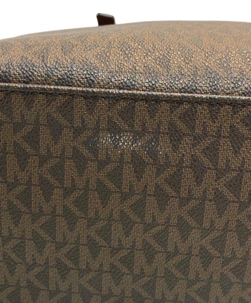 MICHAEL KORS（マイケルコース）MICHAEL KORS (マイケルコース) ジェットセットトラベル ミディアム キャリーオール トート ブラウンの古着・服飾アイテム