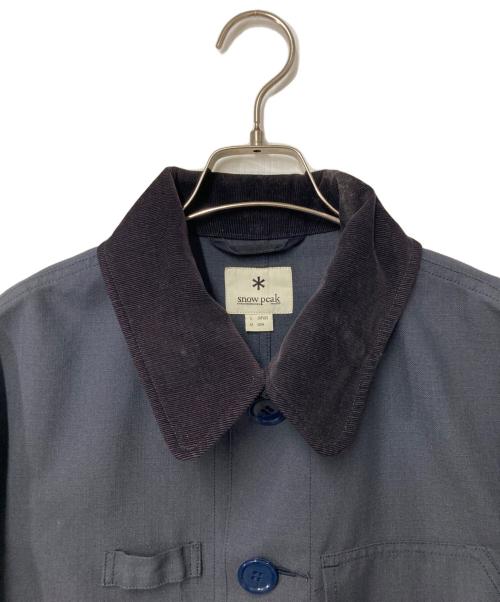 Snow peak（スノーピーク）snow peak (スノーピーク) フィールドカバーオールジャケット ネイビー サイズ:Lの古着・服飾アイテム
