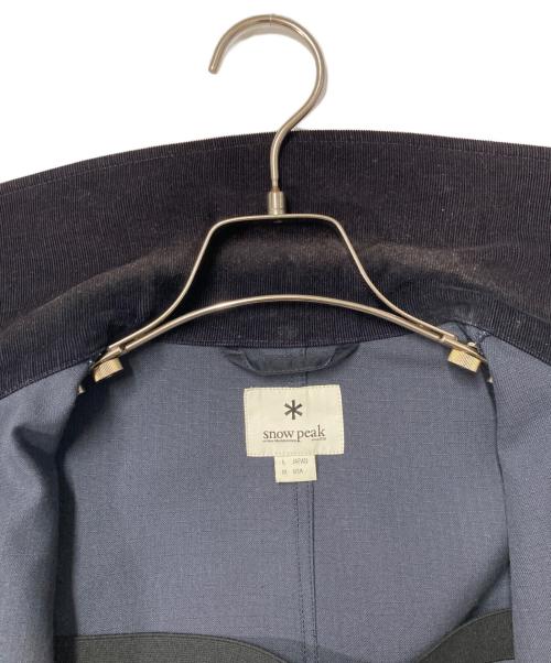 Snow peak（スノーピーク）snow peak (スノーピーク) フィールドカバーオールジャケット ネイビー サイズ:Lの古着・服飾アイテム