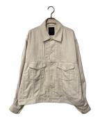 DAIWA PIER39ダイワ ピア39）の古着「TECH TRUCKER JACKET CORDUROY」｜アイボリー