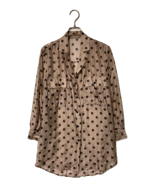 Spick and Span（スピック＆スパン）Spick and Span (スピック＆スパン) シアードットサファリシャツ ベージュ サイズ:Freeの古着・服飾アイテム